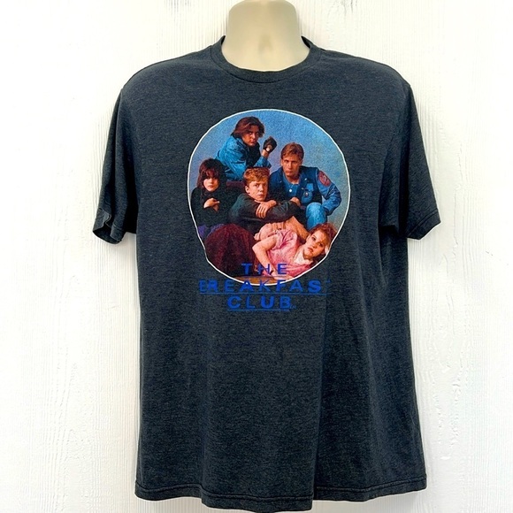 The Breakfast Club - Grey The Breakfast Club Group Graphic Short Sleeve T Large - Picture 1 of 9